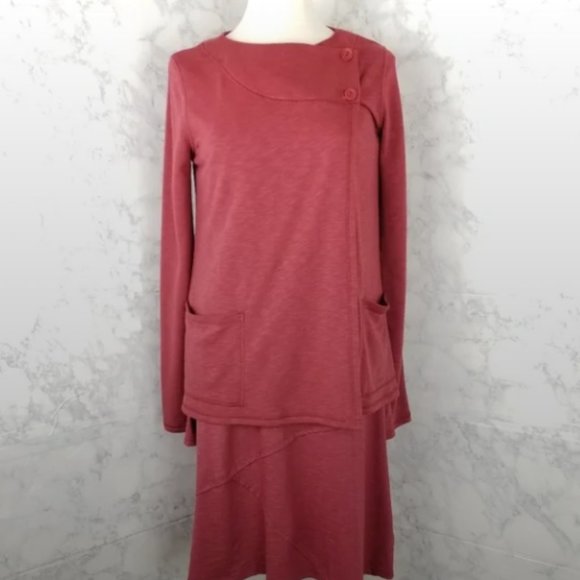 Horny Toad Dress Set size Medium Red Rust color ORGANIC - Picture 7 of 7